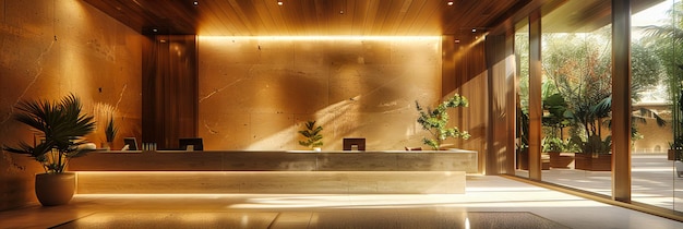 Marketing pro hotely — recepce moderního hotelu s přímým rezervačním systémem