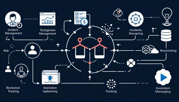 Diagram showing how CRM integrates with accounting software for automated invoicing and payment tracking