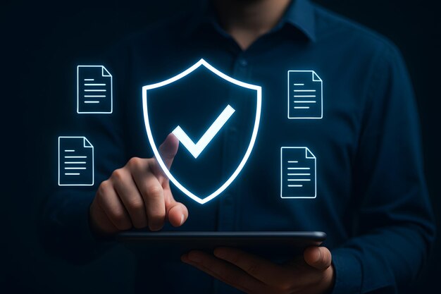 Checklist showing key GDPR compliance requirements for CRM data protection