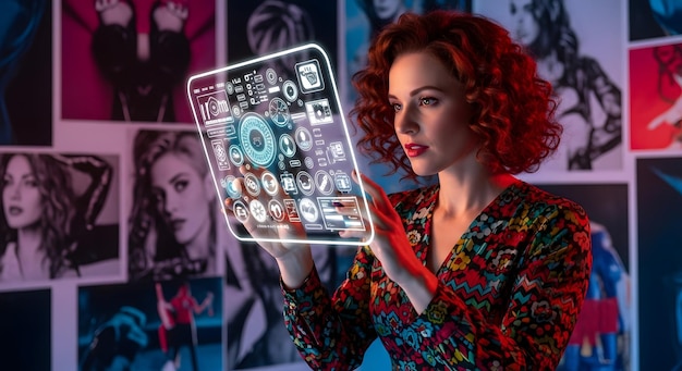 Example of an AI-generated virtual influencer used in a brand marketing campaign